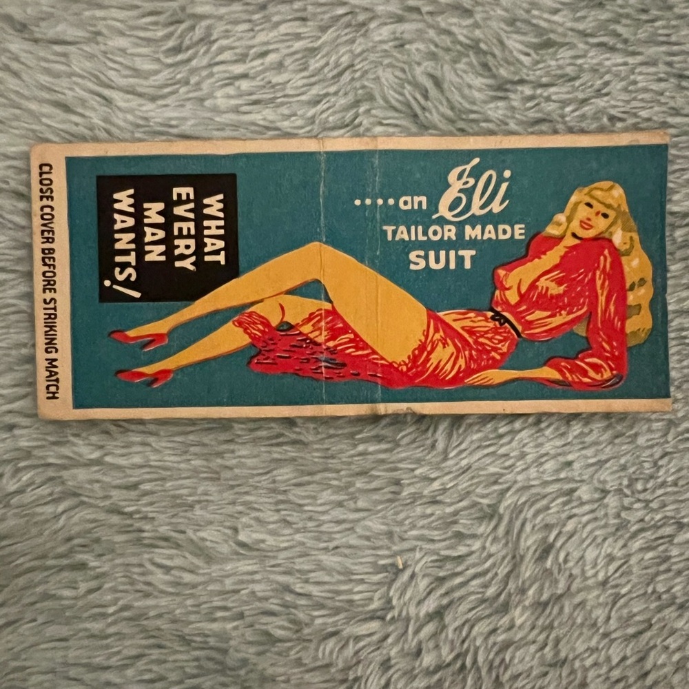 Vintage Pinup Matchbook - Mystery Pull